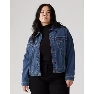 NEW Levi's Original Trucker Jean Jacket - Dark Wash - Size 2X